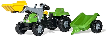 

Трактор с прицепом и ковшом "rollyKid-X", зеленый - Rolly Toys (20-953019)
