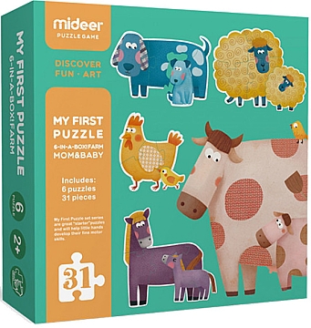 

Мой первый пазл "Мама и малыш" - MiDeer (20-960817)