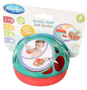 

Мяч-погремушка "Bendy Bath Ball Rattle" - Playgro (20-948613)