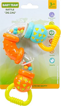 

Игрушка-погремушка "Зигзаг" - Baby Team (20-369979)