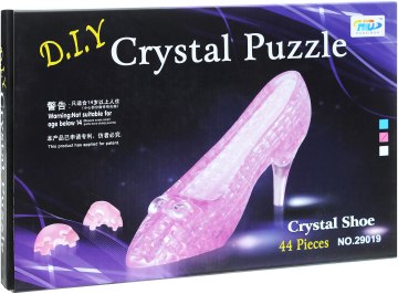 

3D пазлы "Туфелька", батар., свет, 44 детали - Crystal Puzzle (20-85781)