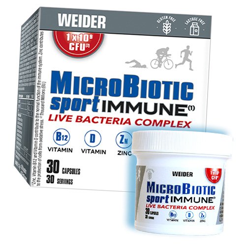 

Комплекс ферментов для микрофлоры кишечника, Microbiotic Sport, Weider 30капс (69089001)