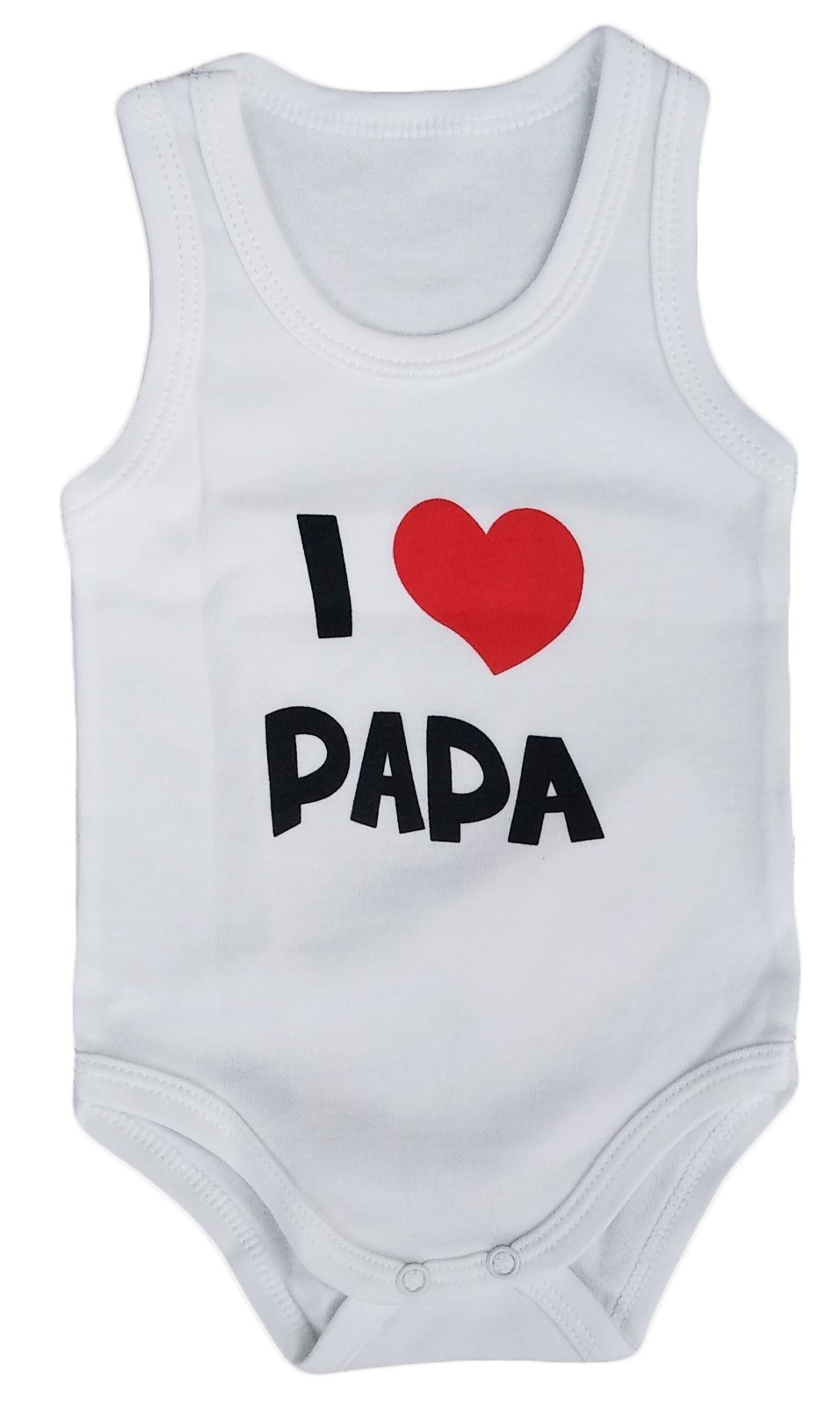 

Боди майка Findik "I love papa" 09817 74 см Молочный