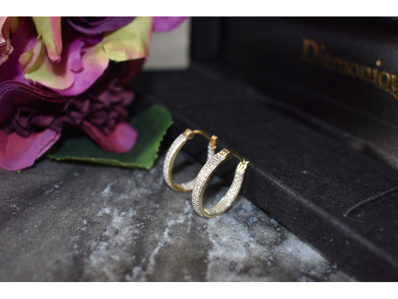 

Серебряные серьги в позолоте 925 проба Sky Jewelry 001261