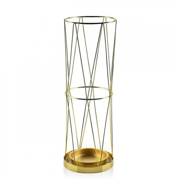 

Подставка для зонта металлическая Flora золотая 45 см. 30250