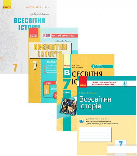

Комплект для вчителя Всесвітня історія. 7 клас (комплект із 4 книг) (1293334)