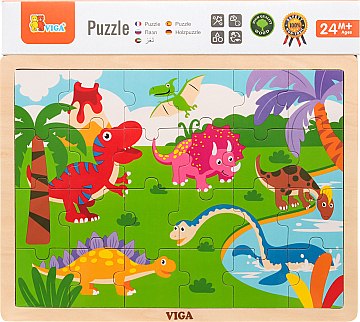 

Пазл "Динозавры" - Viga Toys (20-579593)