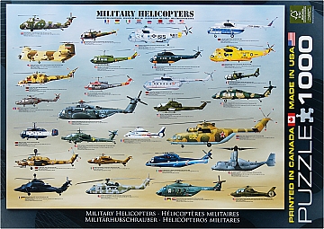 

Пазлы "Военные вертолеты" - Eurographics (20-129239)