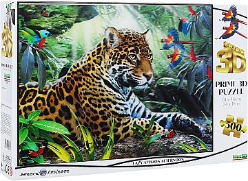 

3D Пазл "Леопард", 500 элементов - Prime 3D (20-950449)