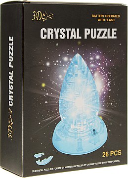 

3D пазлы "Кристалл" 26 деталей, с подсветкой - Crystal Puzzle (20-751526)