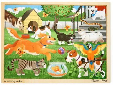 

Пазл начального уровня "Домашние животные" - Melissa&Doug (20-451119)