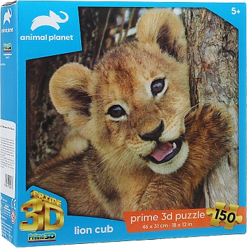 

3D Пазл "Львёнок", 150 элементов - Prime 3D (20-950077)