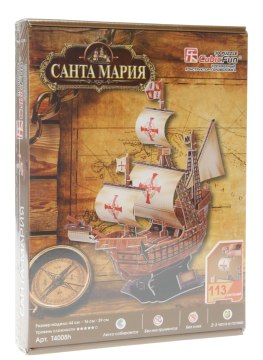 

Трехмерный конструктор-головоломка "Санта Мария", 113 деталей - Cubic Fun (20-94327)