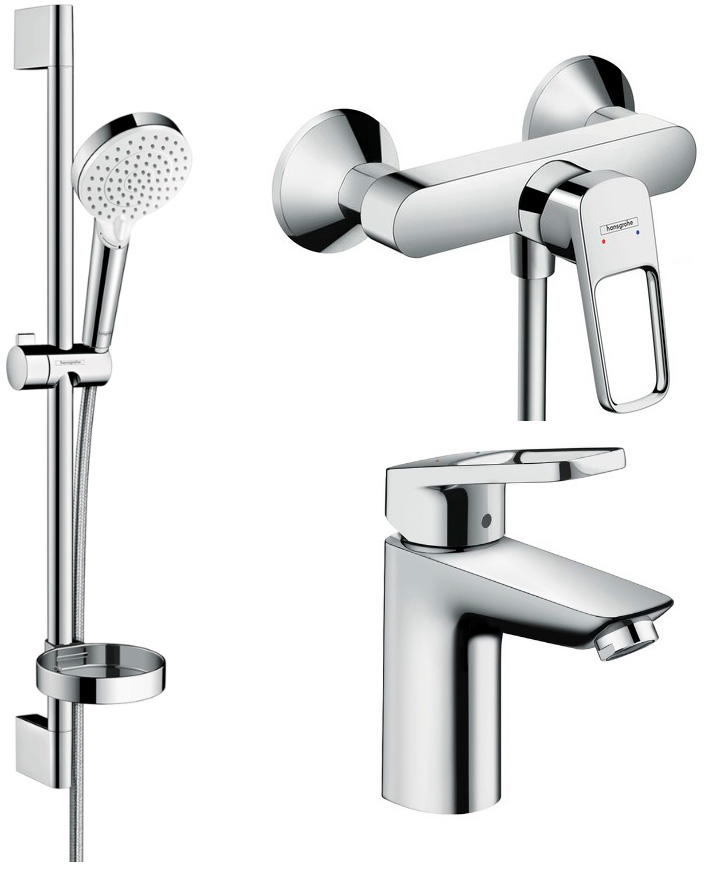 

Набор смесителей HANSGROHE Logis Loop 100 1072019 (71151000+71247000+26553400)