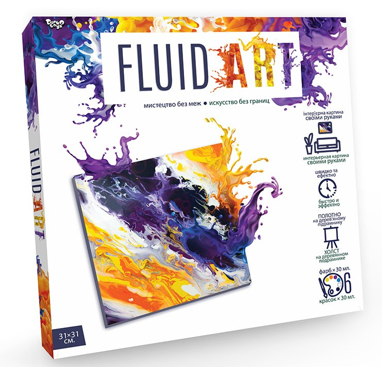 

Набір креативної творчості Fluid ART (01)