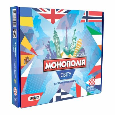 

Настольная игра Strateg Lux Монополия мира на украинском (7007) (10-557375)