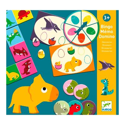 

Набор настольных игр DJECO Динозавры (DJ08132) (10-561810)