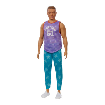 

Кукла Barbie Fashionistas Кен в фиолетовой майке Малибу (GRB89) (10-561758)