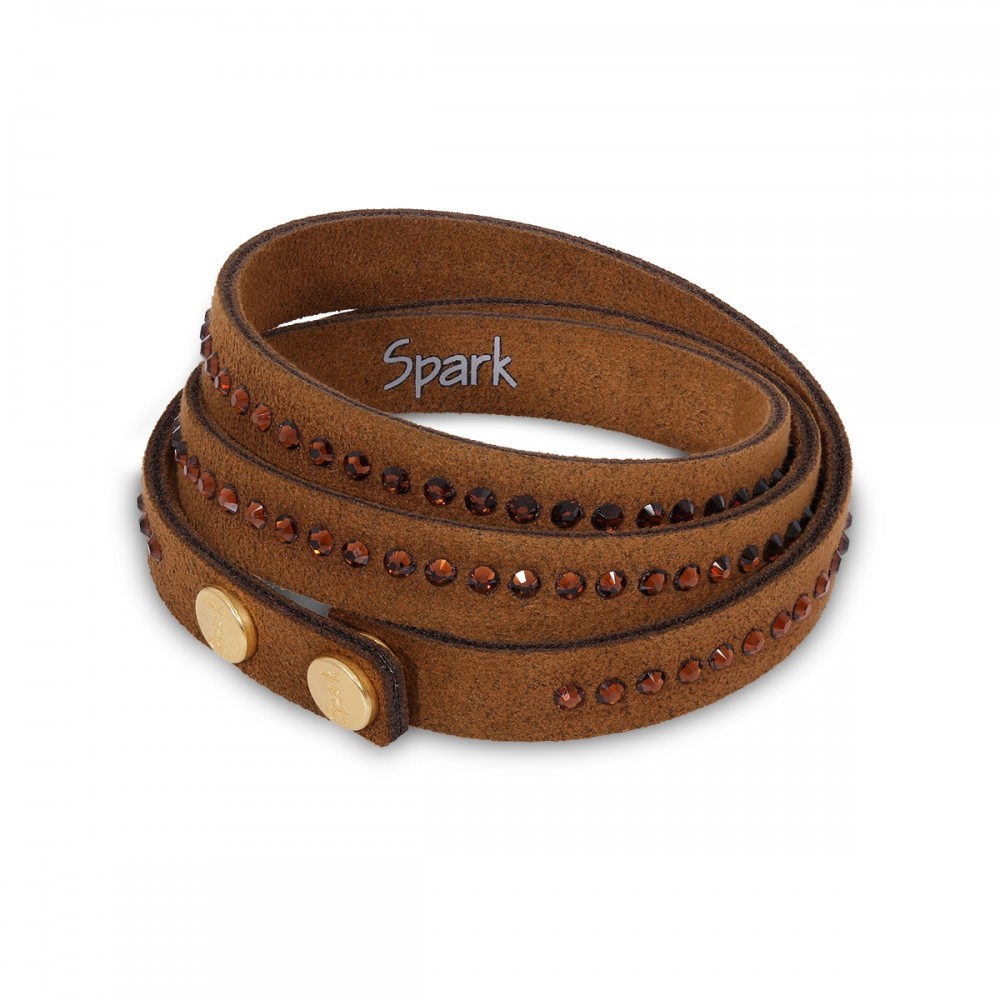 

Браслет Spark из Алькантара со Swarovski Fancy BTR1BRST