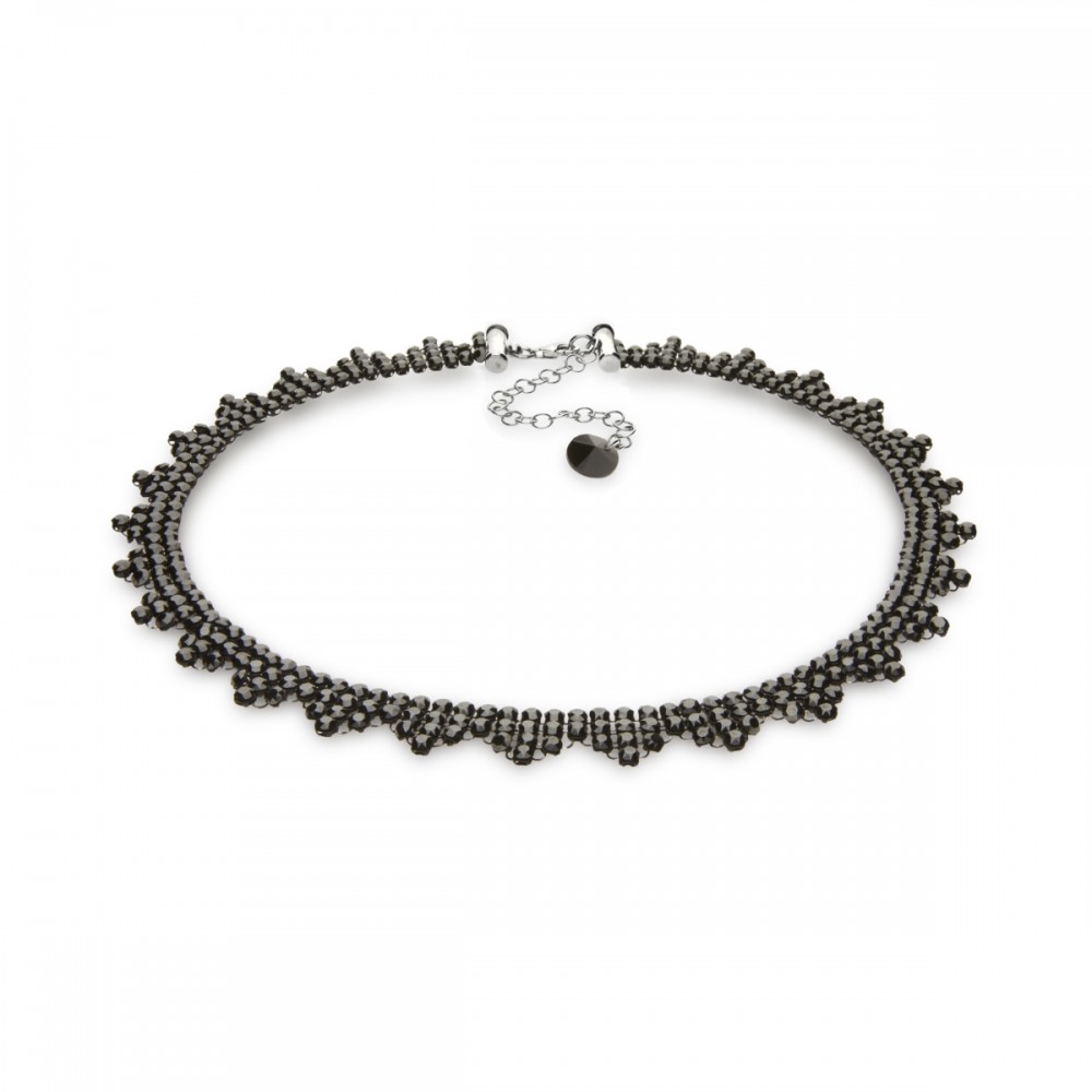 

Ожерелье Spark из серебра со Swarovski Lace NKMESH27J