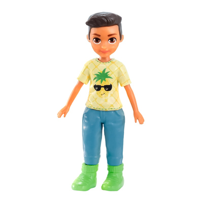 

Кукла Polly Pocket Николас Веллс в желтой футболке с ананасом (FWY19/GKL28) (10-562789)