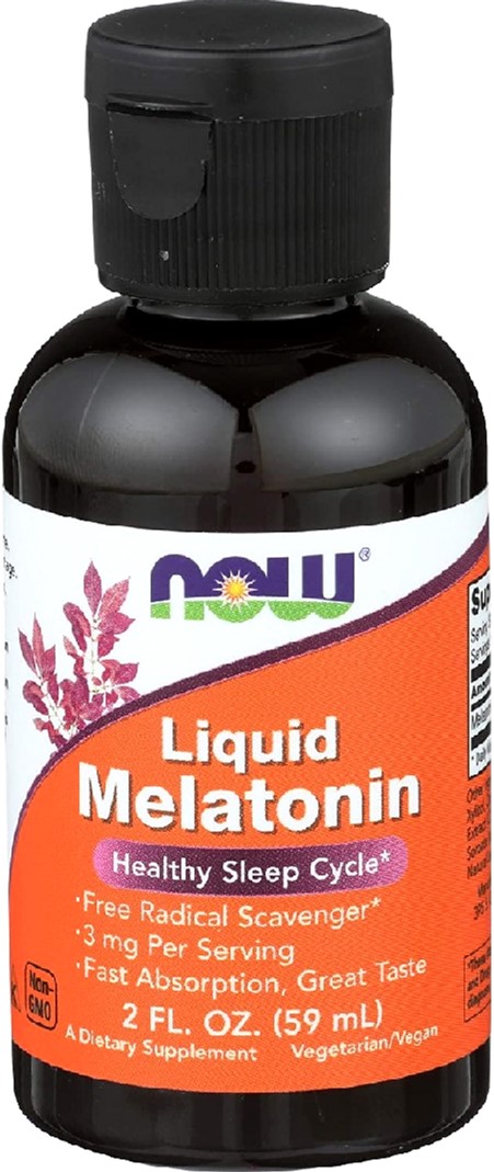 

Мелатонин жидкий, Liquid Melatonin, Now Foods 2 жидких унции (59 мл) (733739032614)