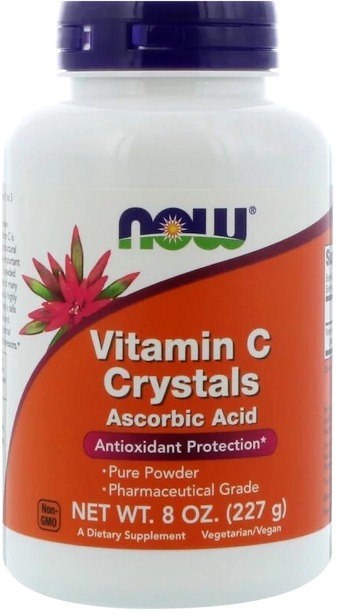 

Витамин С, Кристалы, Vitamin C Crystals, Now Foods 8 oz (227 гр) (733739007902)