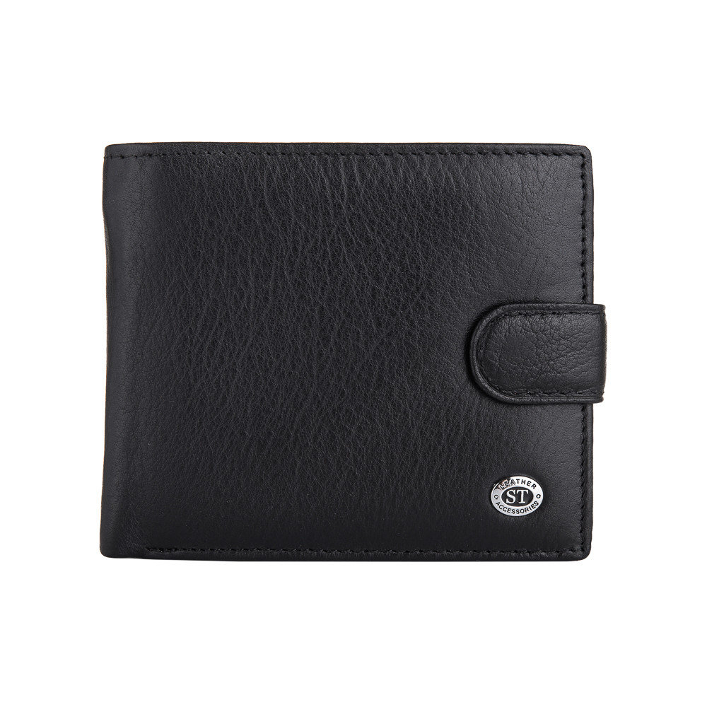 

Мужской кожаный кошелек ST Leather 138 Black