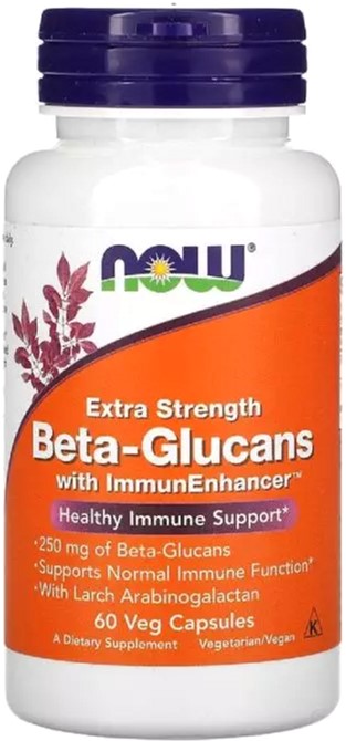

Бета-Глюканы с ImmunEnhancer усиленного действия , 250 Мг,Now Foods Beta-Glucans with ImmunEnhancer, 60 Вегетарианских Капсул (733739030337)