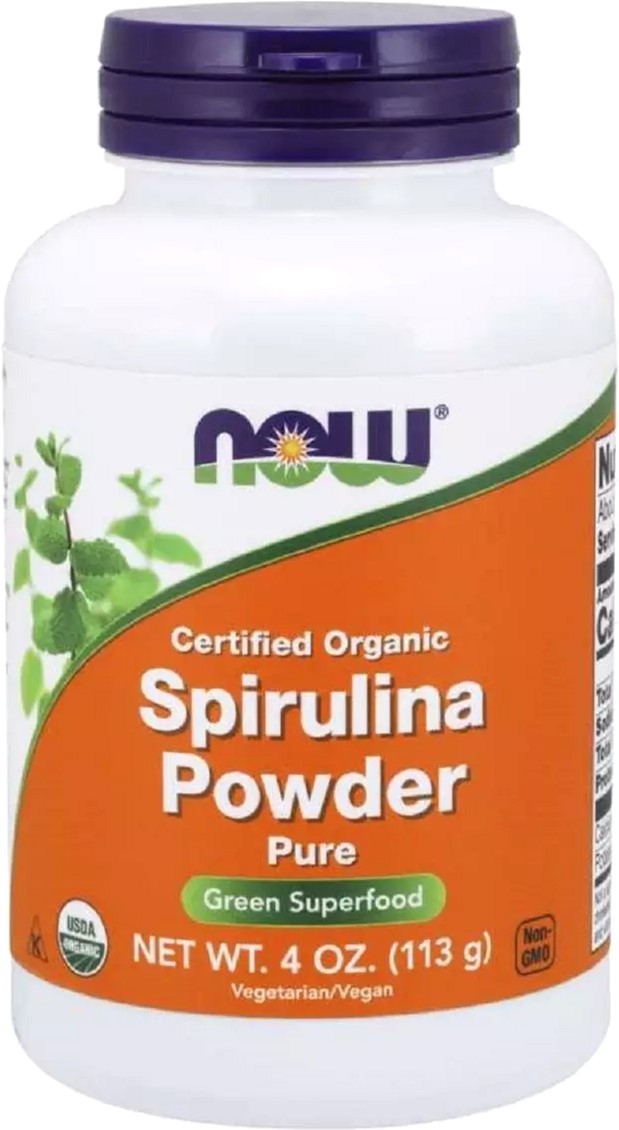 

Органическая Спирулина, Порошок, Organic Spirulina, Now Foods 113 гр (733739026903)