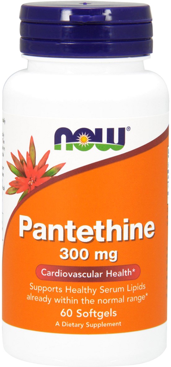 

Пантетин, Pantethine, Now Foods 300 мг, 60 желатиновых капсул (733739004871)