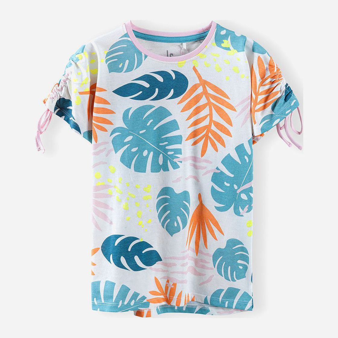 

Футболка 5.10.15 Tropic Flow 4I4049 140 см Белый/Зелено-розовый
