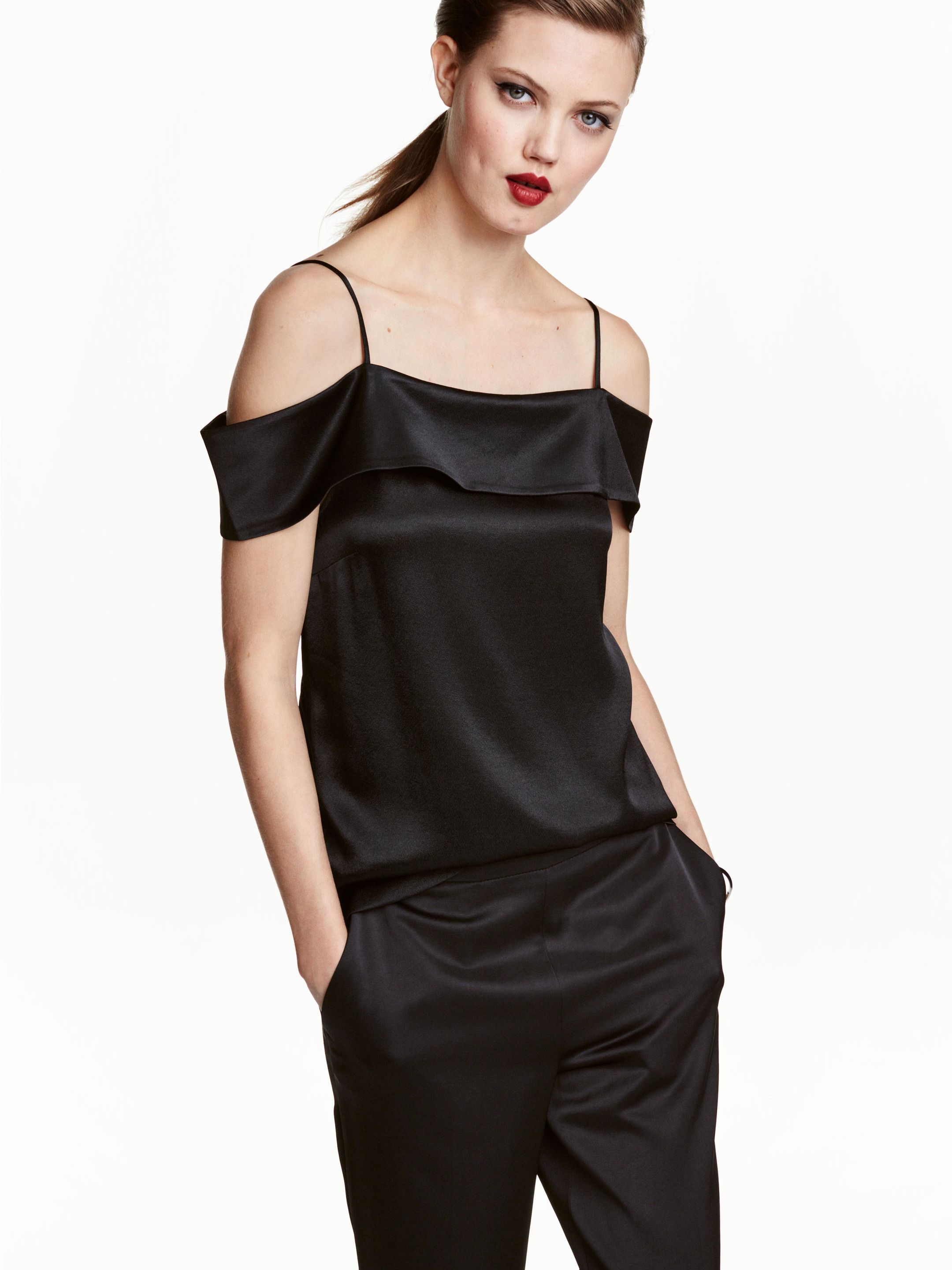 

Топ H&M 4653824-AAAD 40 Черный