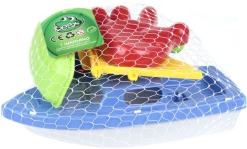 

Игровой набор для песка и воды, 11020, бело-голубой кораблик - DEEX (20-134517)
