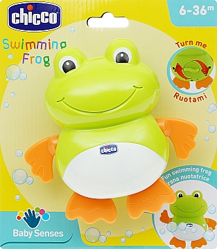 

Игрушка для ванной "Лягушонок пловец" с заводным механизмом - Chicco (20-789190)