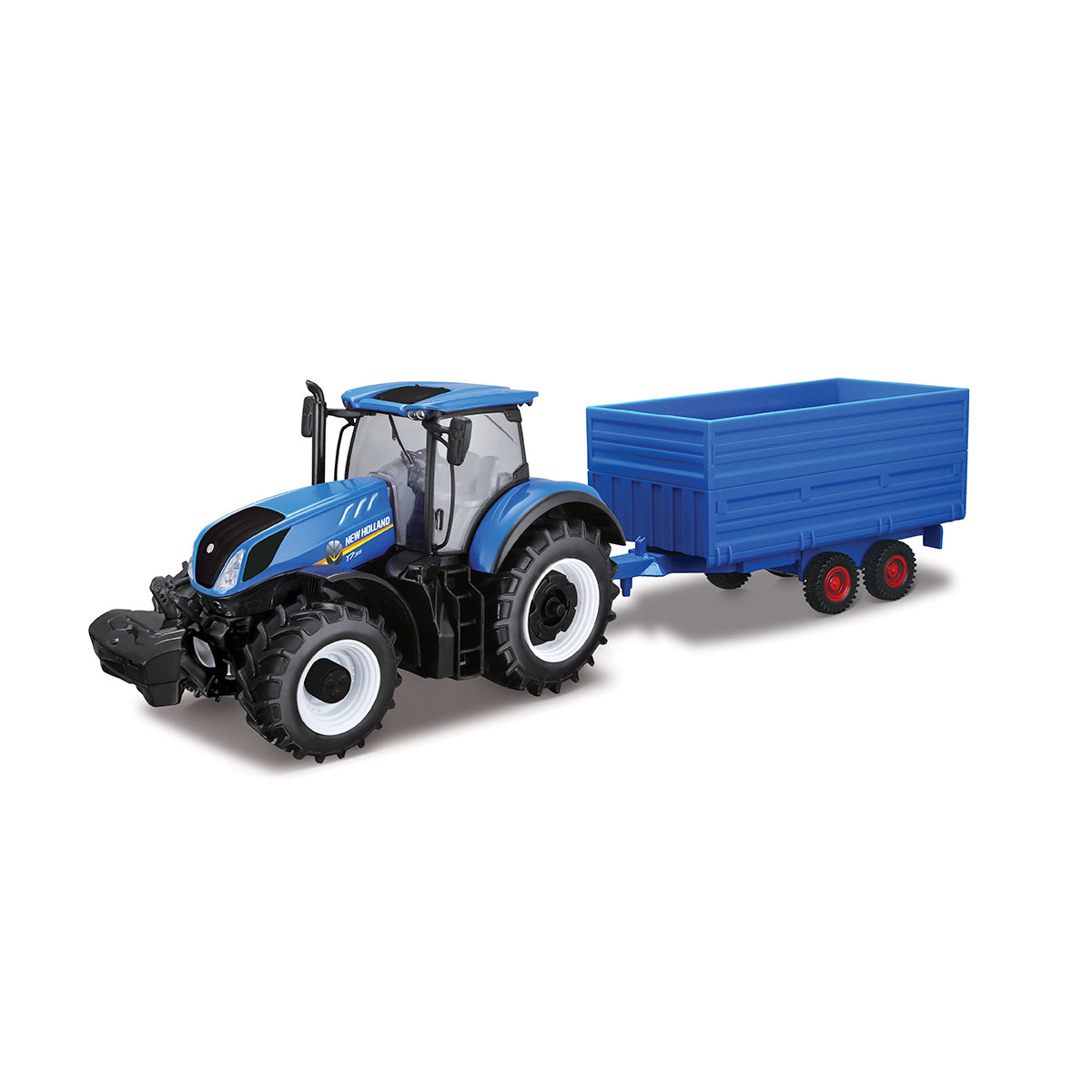 

Автомодель серии Farm - ТРАКТОР NEW HOLLAND с прицепом Bburago 18-44067