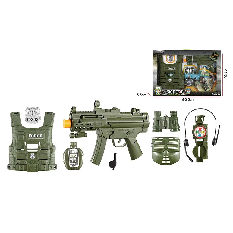 

Игровой набор Военного F8528-6A с бронижелетом и маской