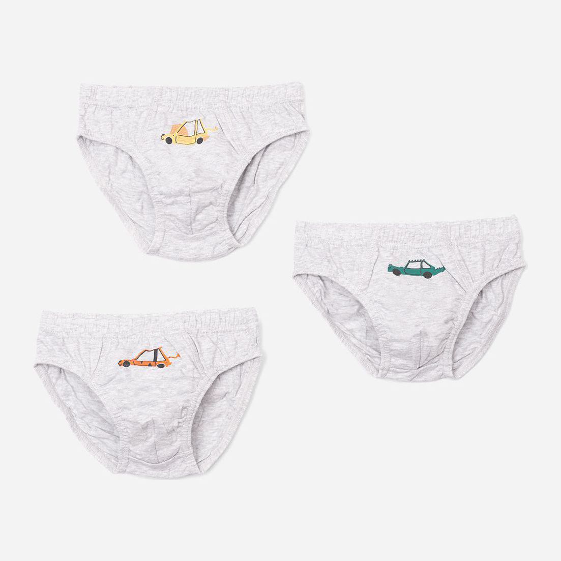 

Трусики 5.10.15 Underwear 1W4013 122-128 см 3 шт Серый/Красный/Зеленый