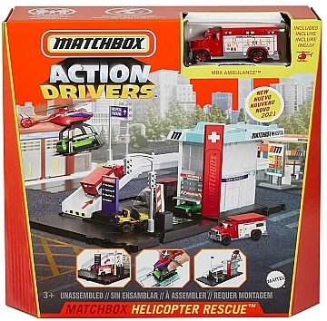 

Набор "Станция скорой помощи с вертолетом" - Mattel Matchbox (20-983246)