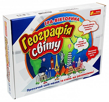 

Игра-викторина "География мира" (укр.) - Ranok Creative (20-991569)