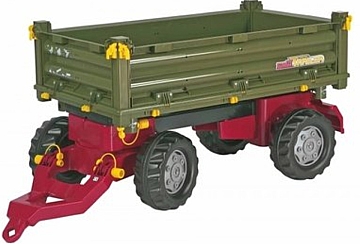 

Прицеп на 4-х колёсах "RollyMulti Trailer", зеленый - Rolly Toys (20-953139)