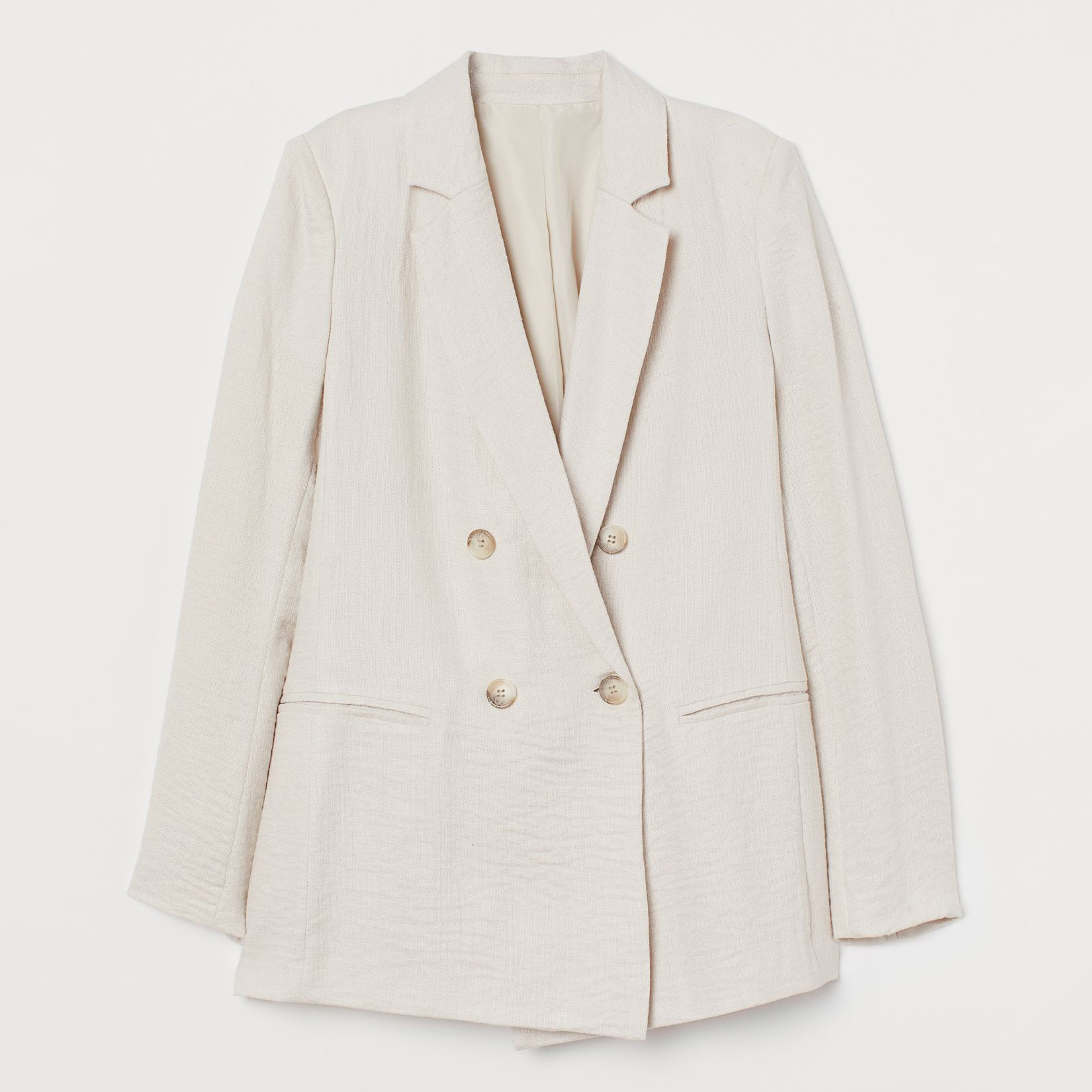 

Пиджак H&M 8323111RP7 40 Светло-бежевый