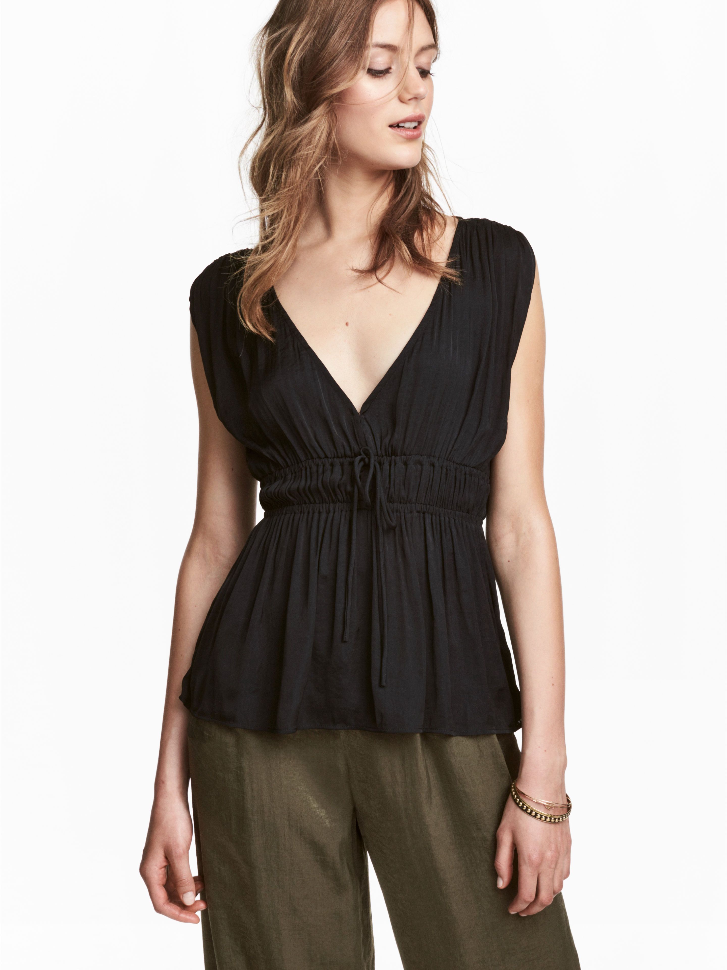 

Блузка H&M 5142325-AAAD 38 Черная