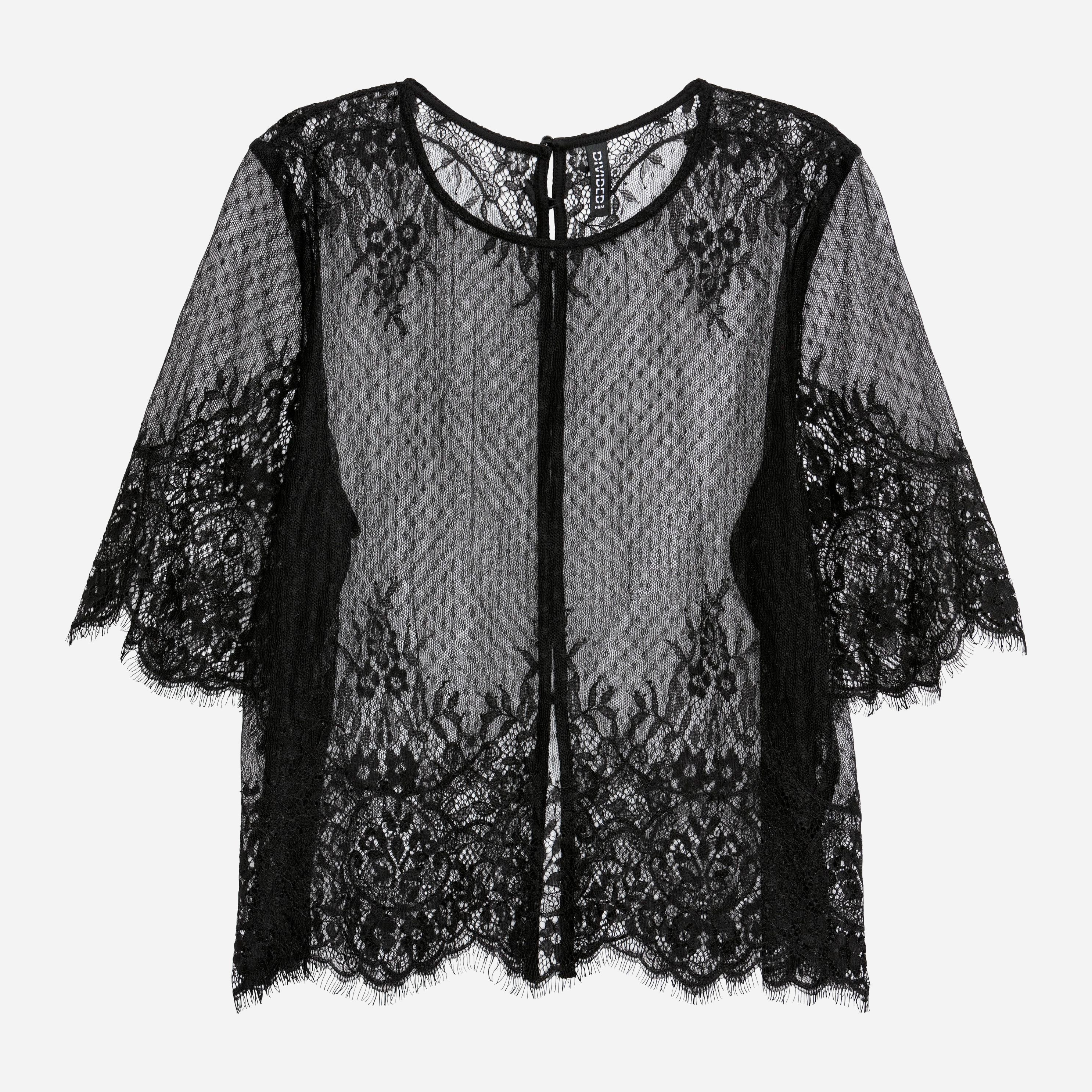 

Топ H&M 6058926-AAAD 34 Черный