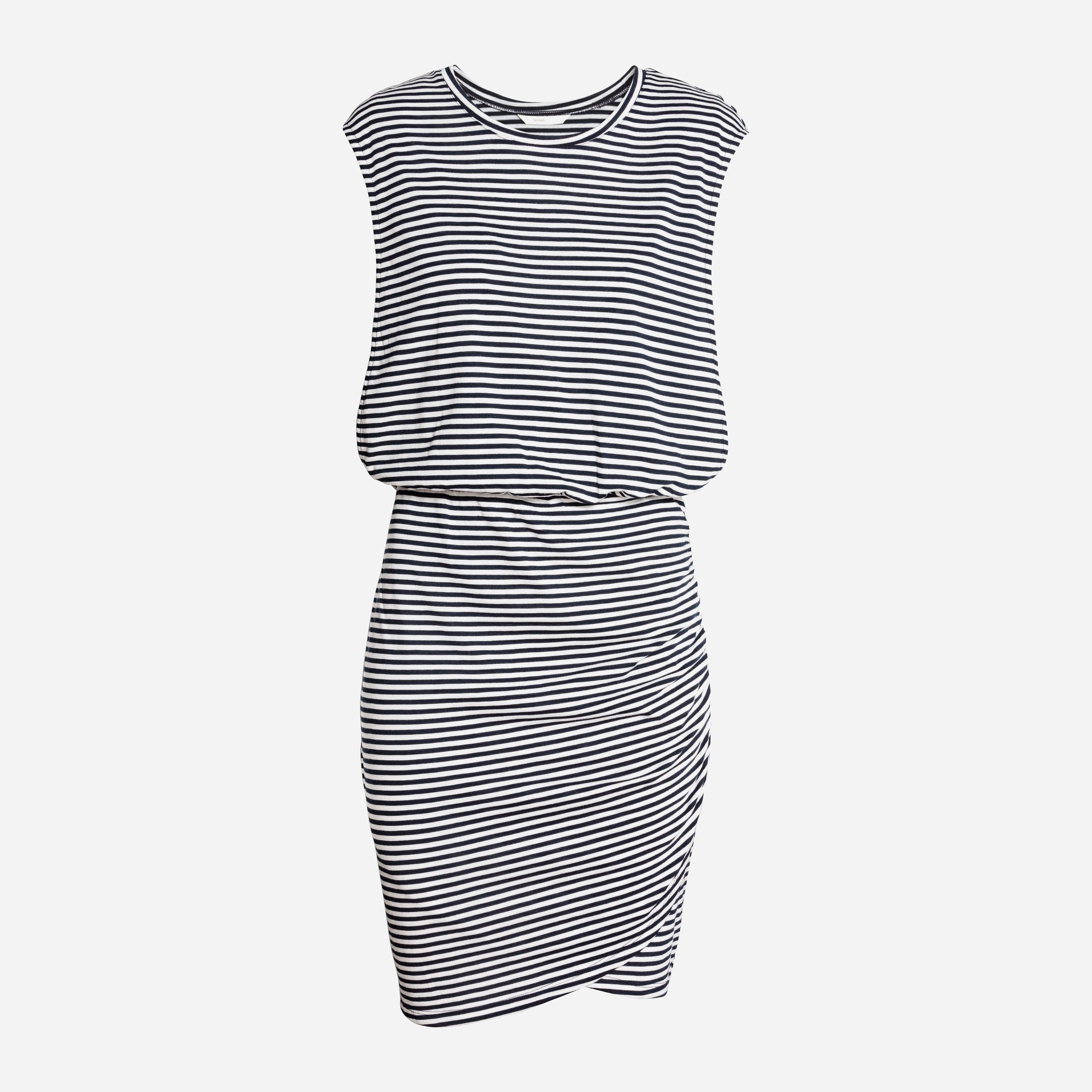 

Платье H&M 4426725-ACCJ S Темно-синее с белым