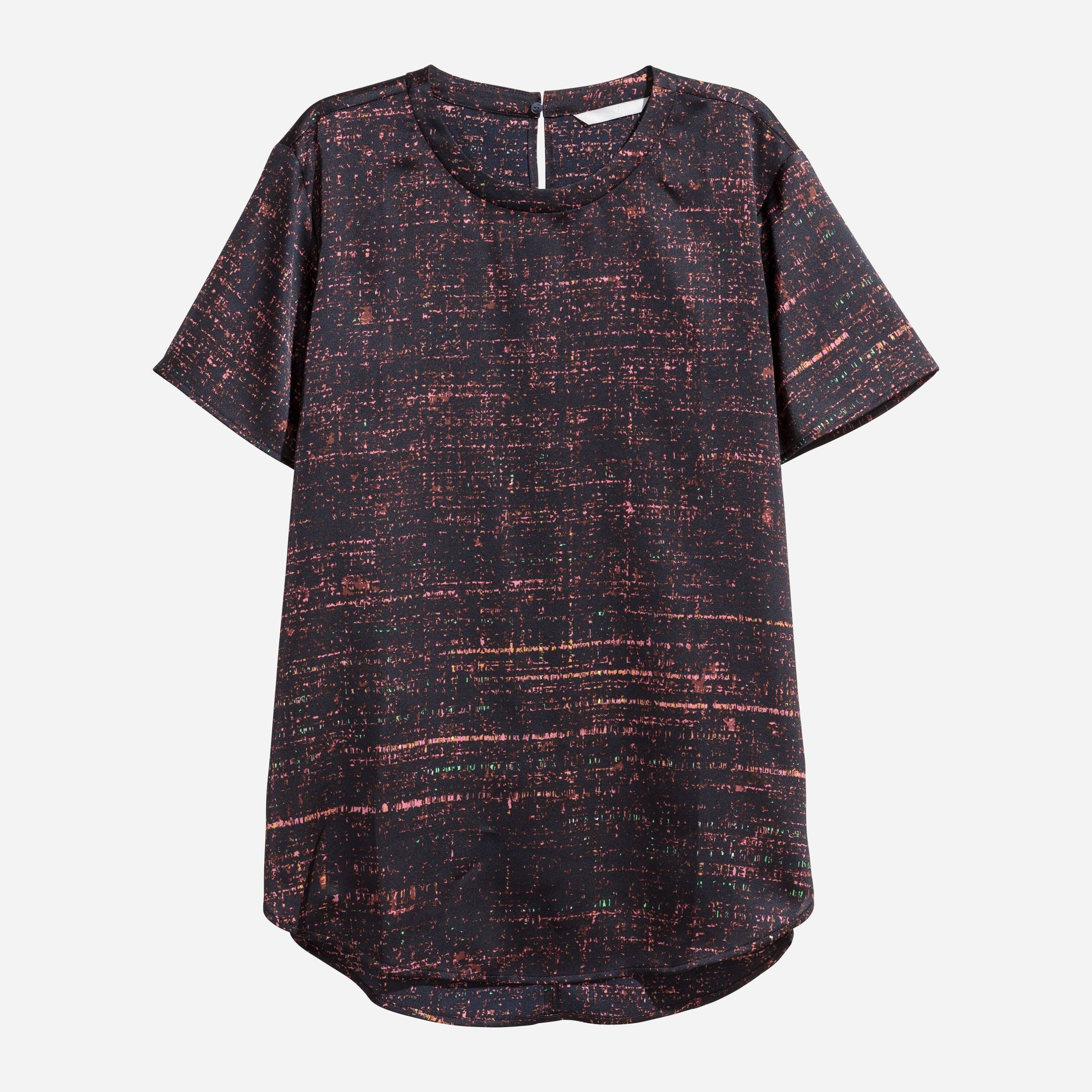 

Блузка H&M 5466636-ABCP 42 Темно-синяя