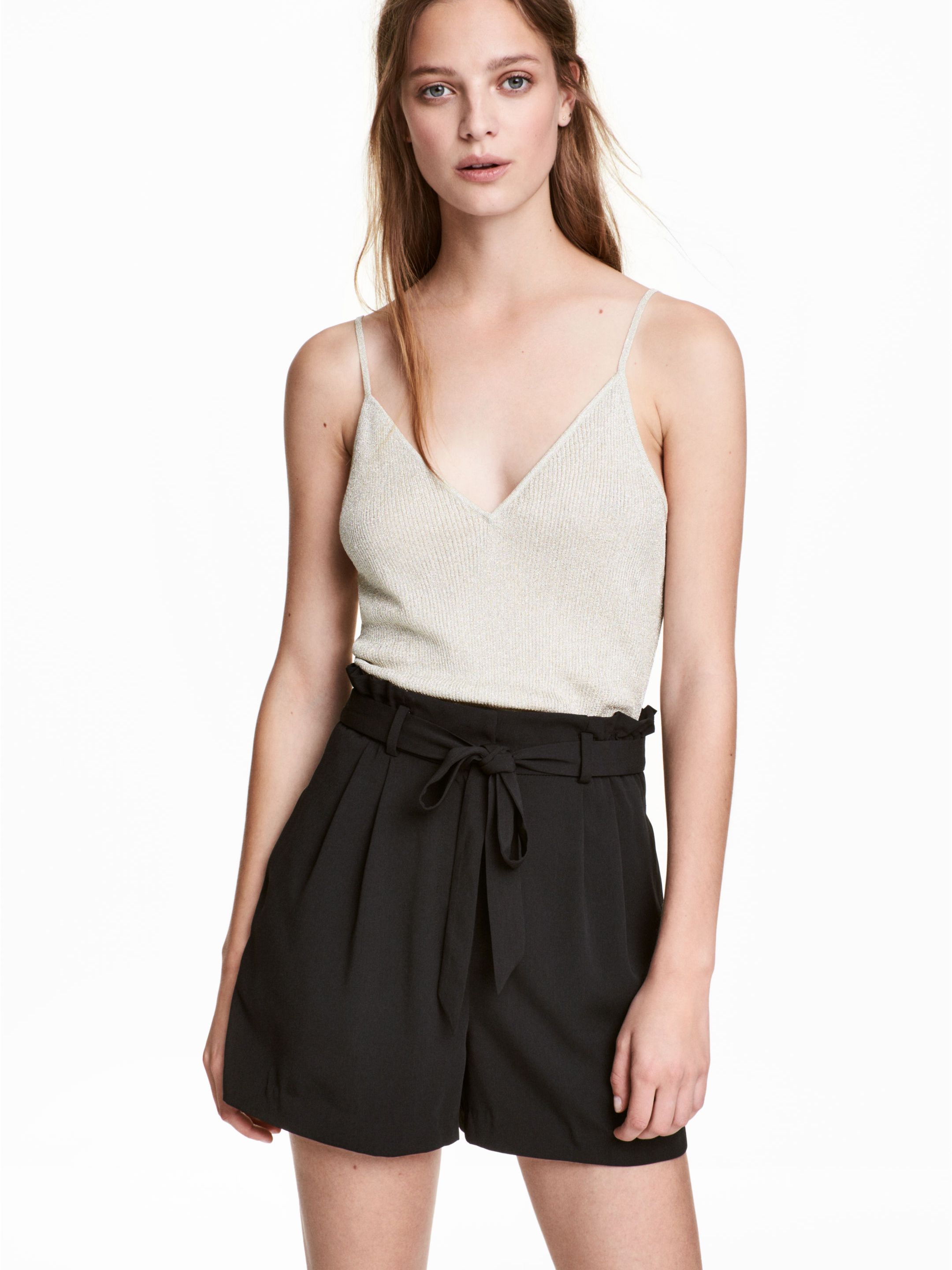 

Топ H&M 5250385-ACXA S Серебристый