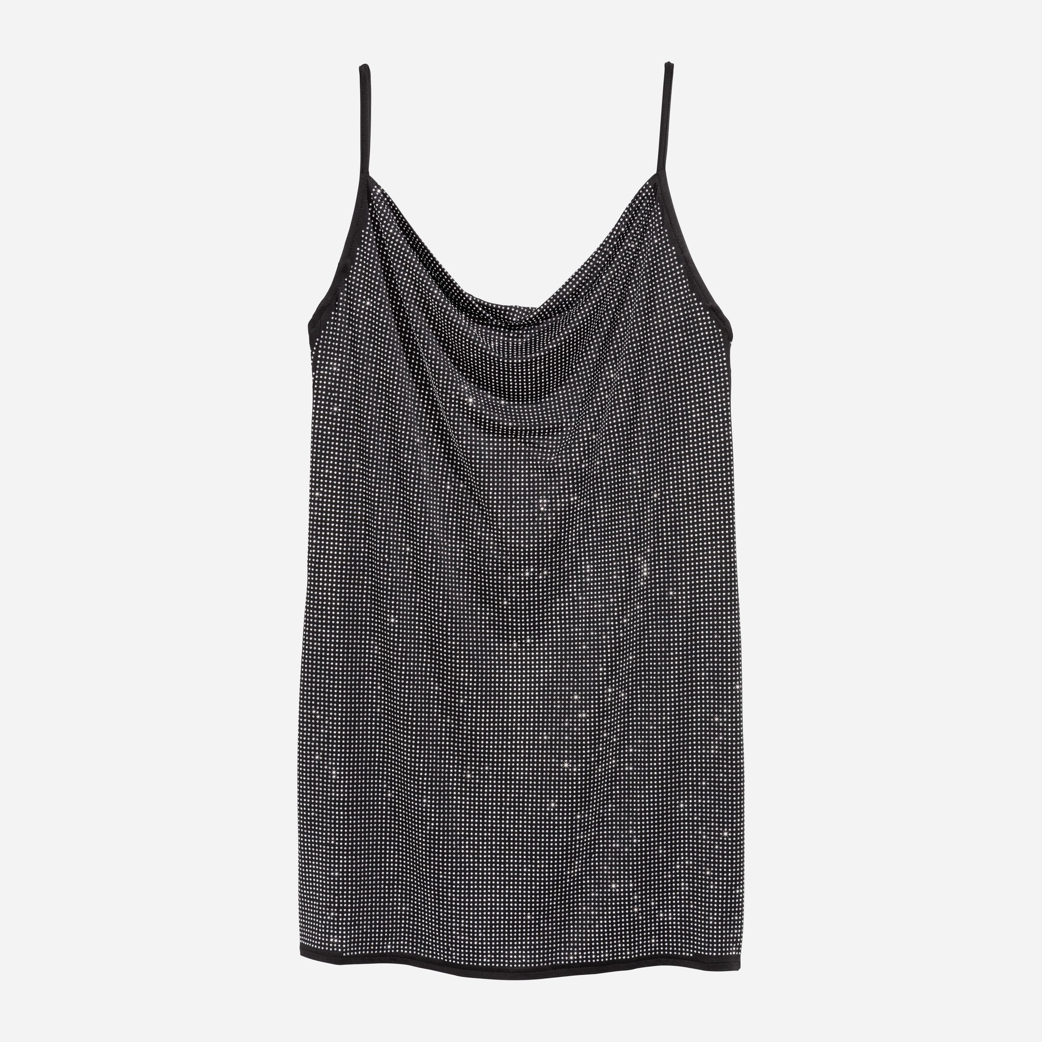 

Сарафан H&M 6006006-ABFJ 34 Черный с серебристым
