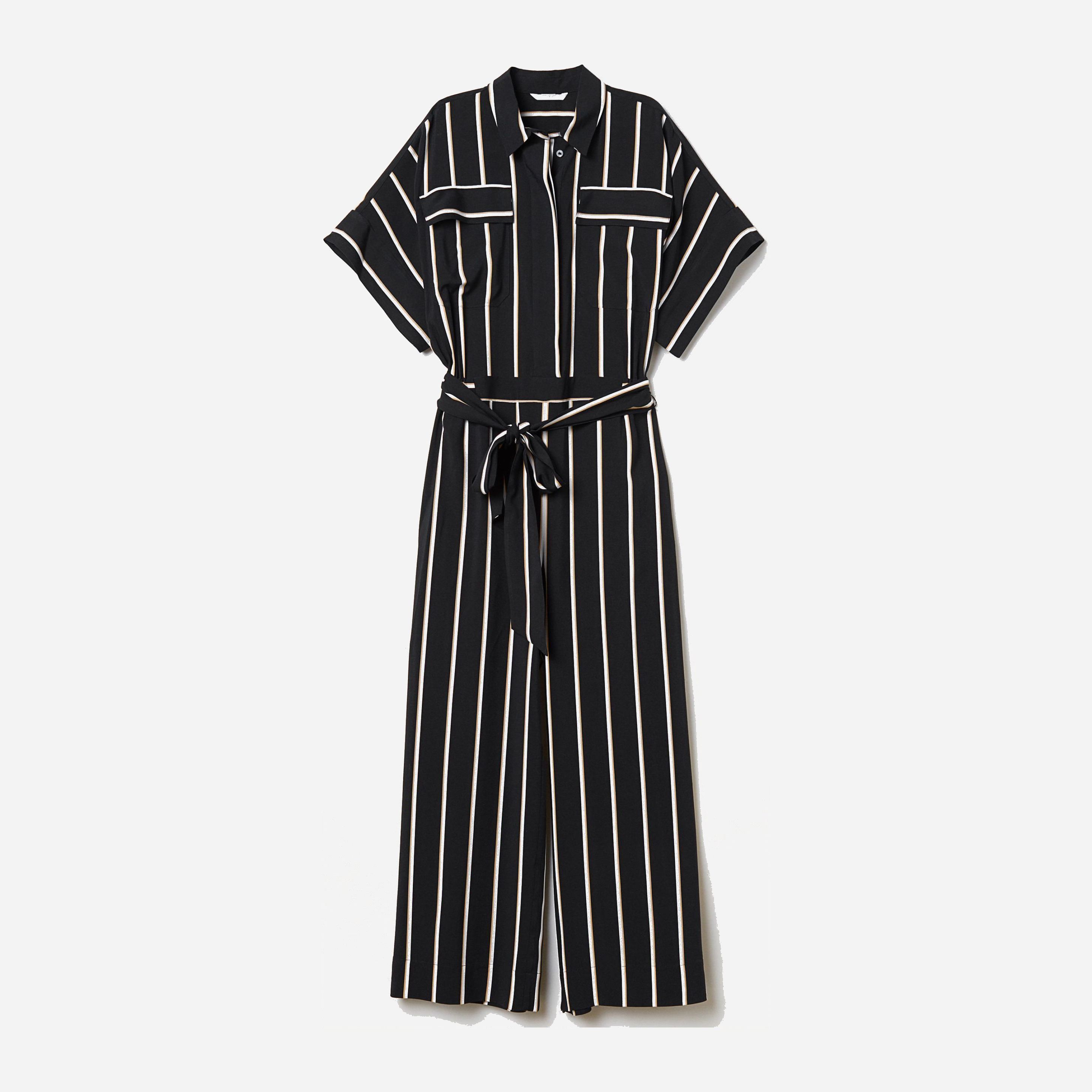 

Комбинезон H&M 6876298-AAMY 34 Черный с белым