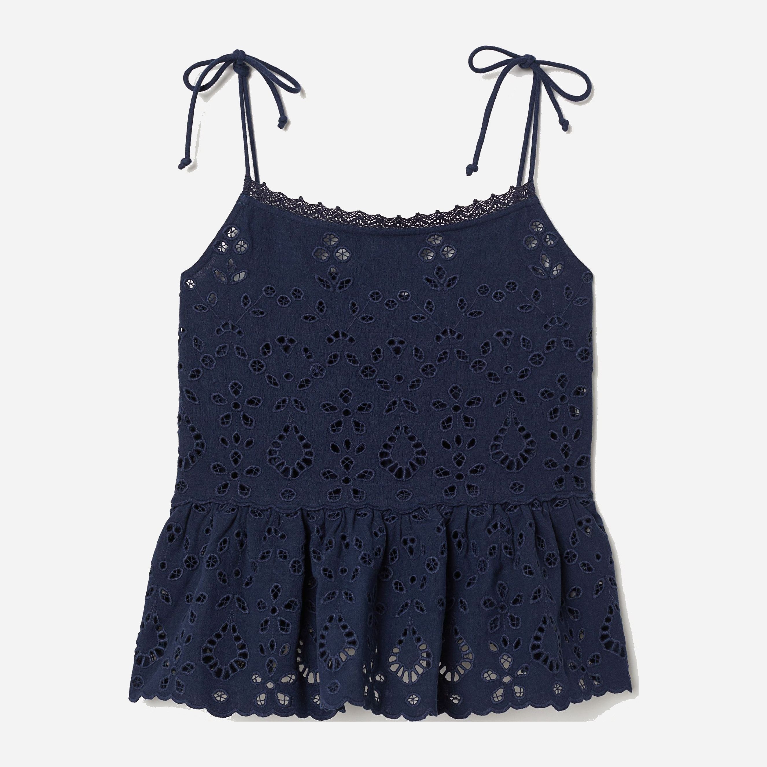

Топ H&M 6638258-AAQJ 36 Темно-синий